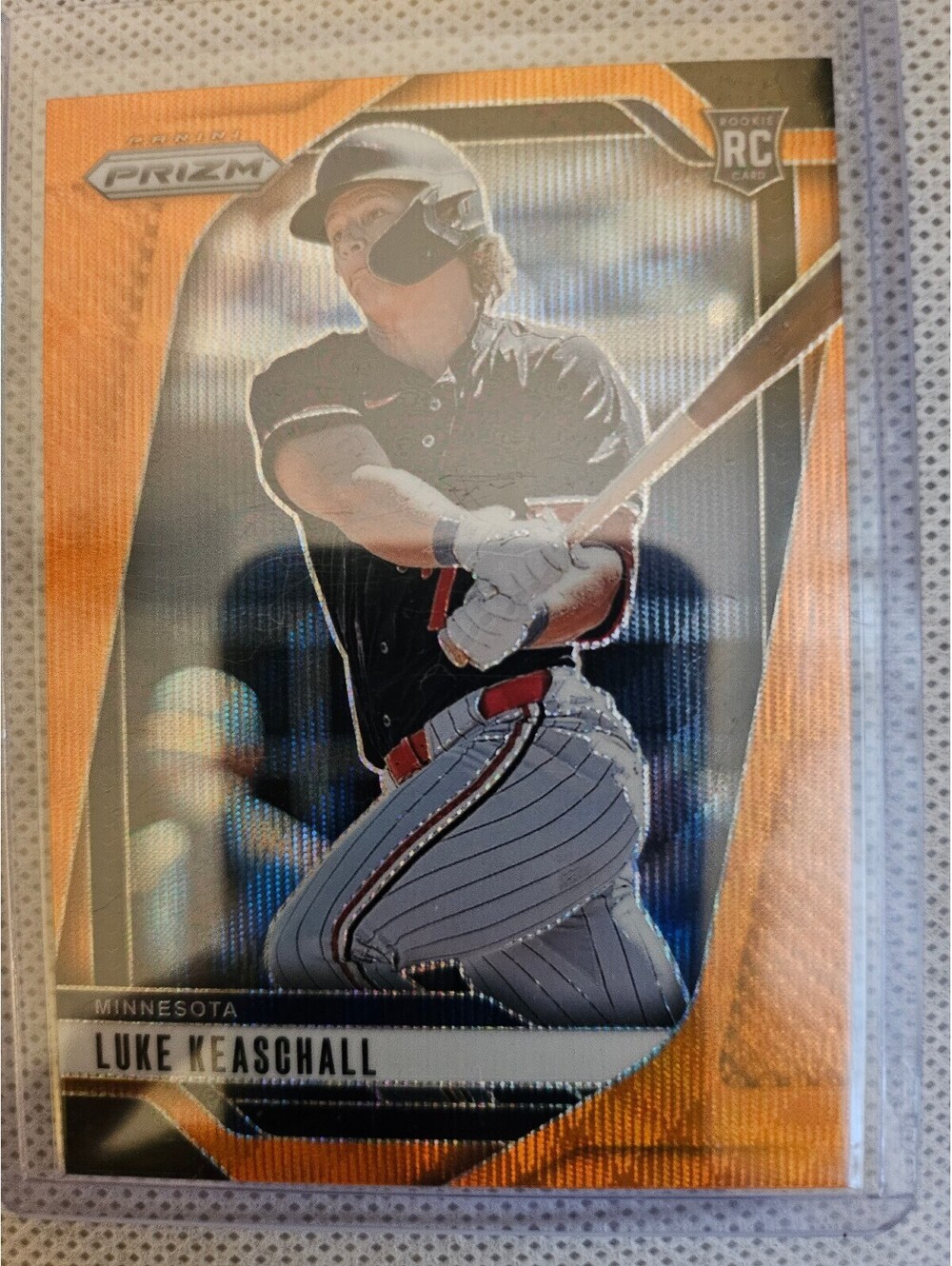 Luke Keaschall (RC) [Orange Wave Prizm] #250 - 2025 Panini Prizm - No./50